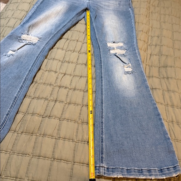 KanCan Light Blue Flare Jeans - Picture 4 of 11